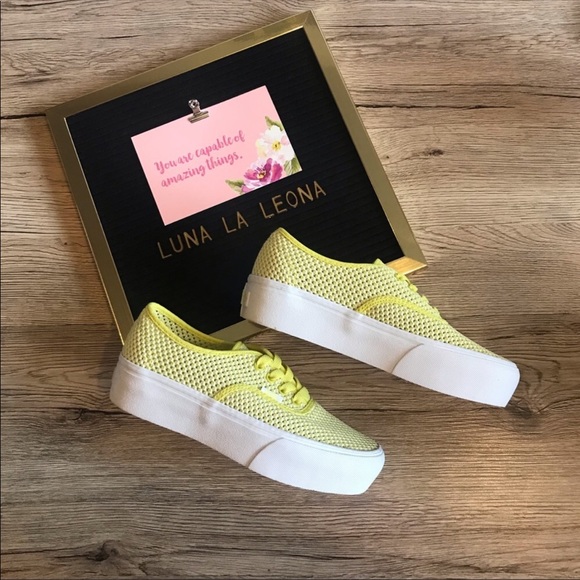 NEW Vans Unisex Platform (Summer Mesh) Skate Shoes - Picture 3 of 8